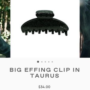 Emi Jay big effing claw clip in Taurus